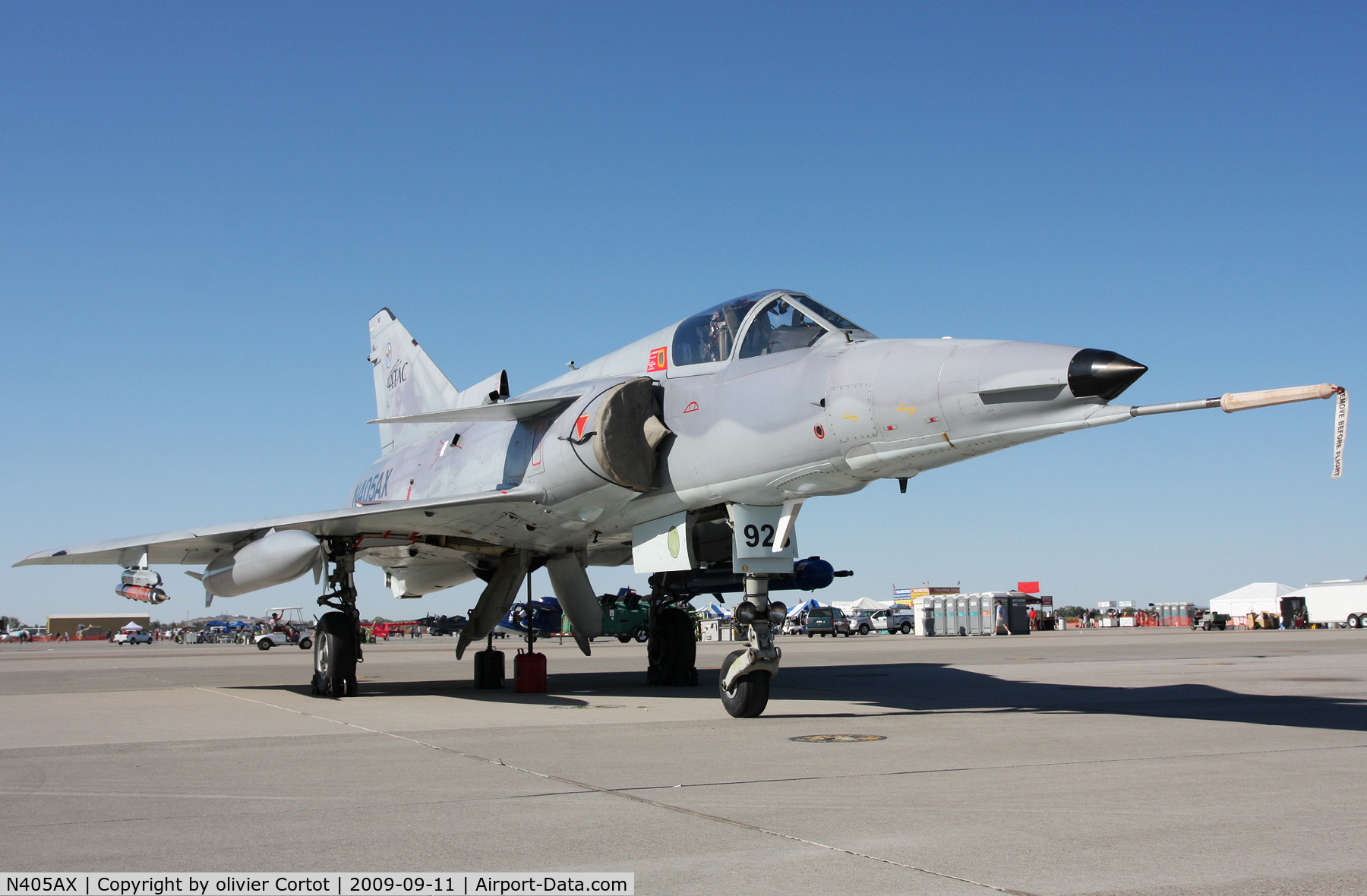 N405AX, Israel Aircraft Industries Kfir C.2 C/N 145, great opportunity to see this Kfir at the Fallon airshow 2009