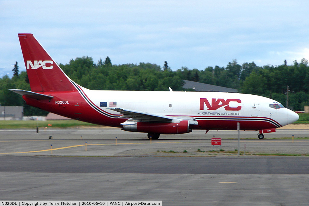 N320DL, 1984 Boeing 737-232 C/N 23092, 1984 Boeing 737-232, c/n: 23092 of Northern Air Cargo at Anchorage