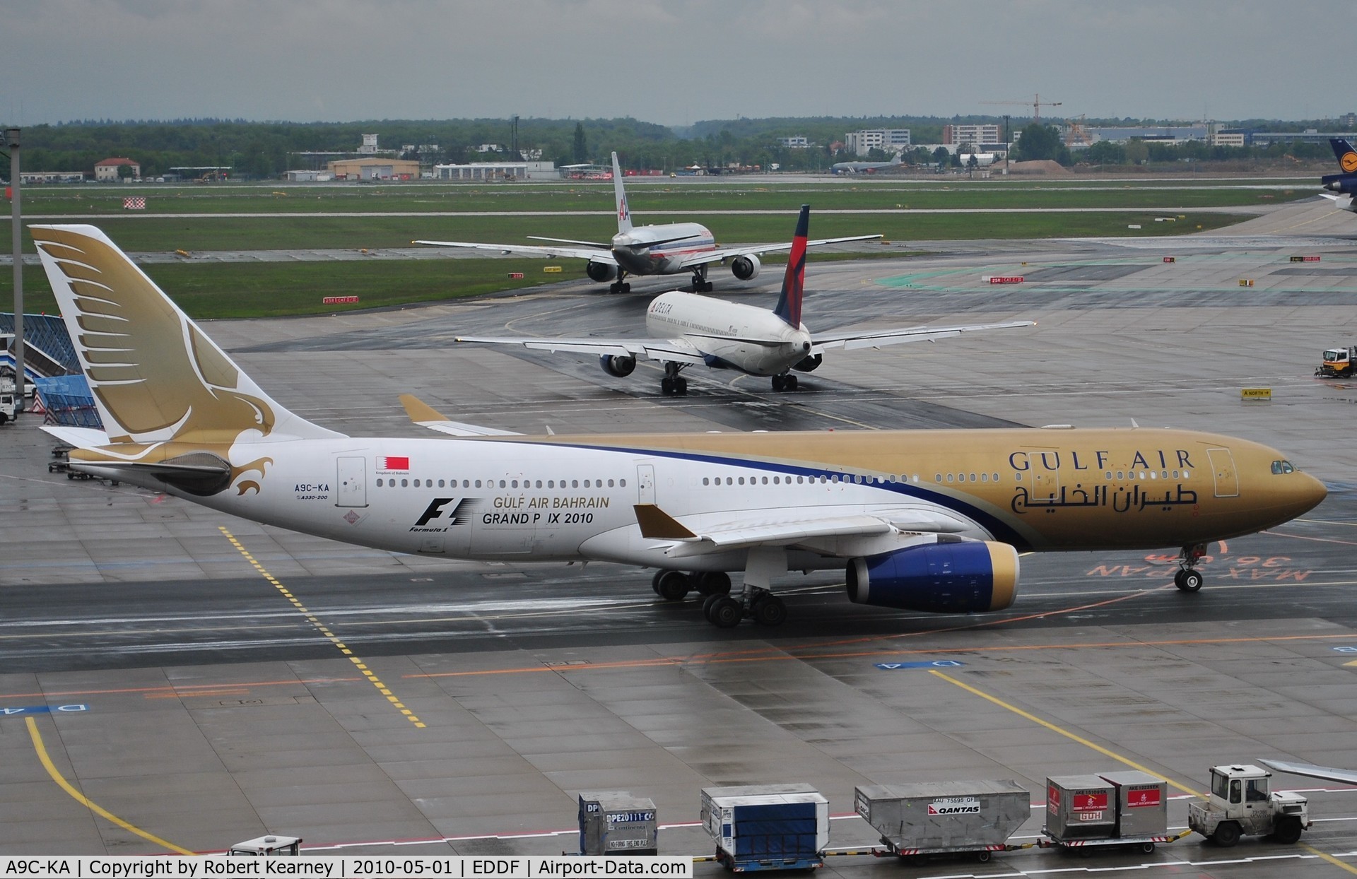 A9C-KA, 1999 Airbus A330-243 C/N 276, Gulf Air taxiing for take-off