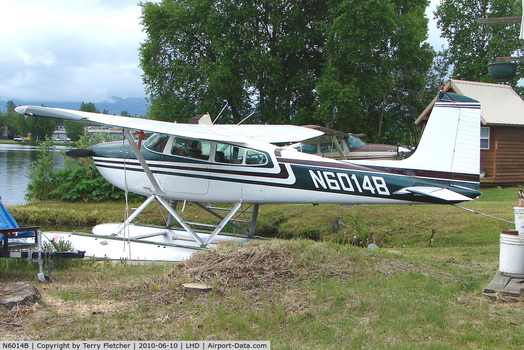 N6014B, 1961 Cessna 180D C/N 18051052, 1961 Cessna 180D, c/n: 18051052 on Lake Hood