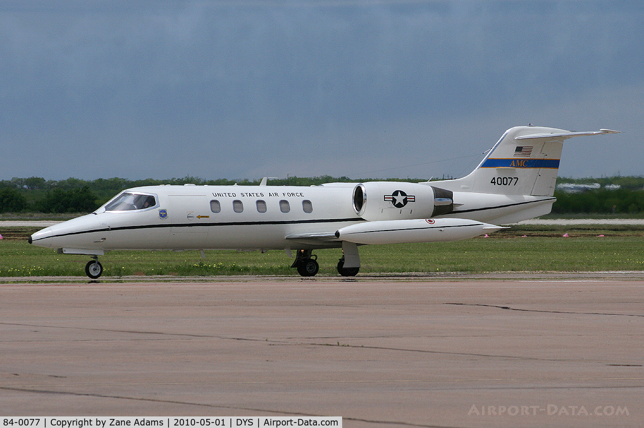 84-0077, 1984 Gates Learjet C-21A C/N 35A-523, At the B-1B 25th Anniversary Airshow - Big Country Airfest, Dyess AFB, Abilene, TX