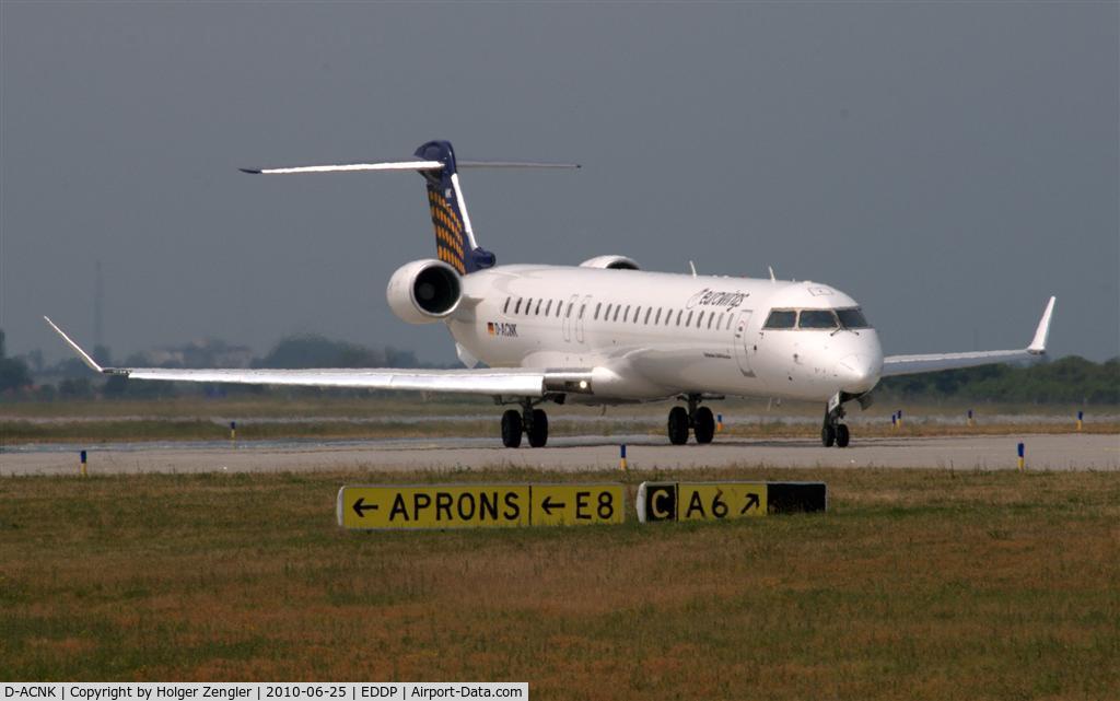 D-ACNK, 2010 Bombardier CRJ-900LR (CL-600-2D24) C/N 15251, The noon-shuttle to Frankfurt is taxiing to runway 26R