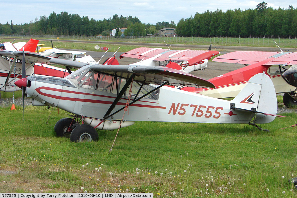 N57555, 1977 Piper PA-18-150 Super Cub C/N 18-7709124, 1977 Piper PA-18-150, c/n: 18-7709124 at Lake Hood