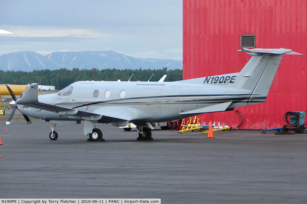 N190PE, 1997 Pilatus PC-12/45 C/N 190, 1997 Pilatus Flugzeugwerke Ag PC-12/45, c/n: 190 at Anchorage
