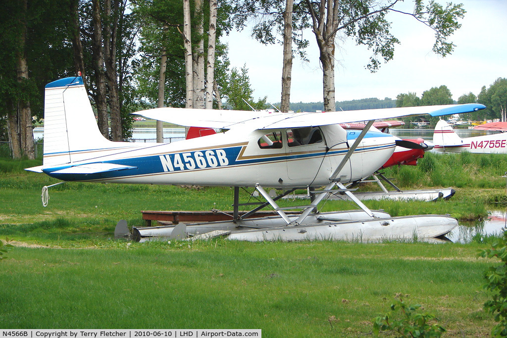 N4566B, Cessna 180 C/N 31465, Cessna 180, c/n: 31465 at Lake Hood
