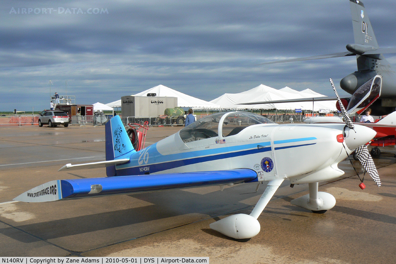 N140RV, 2003 Vans RV-6 C/N 25368, At the B-1B 25th Anniversary Airshow - Big Country Airfest, Dyess AFB, Abilene, TX