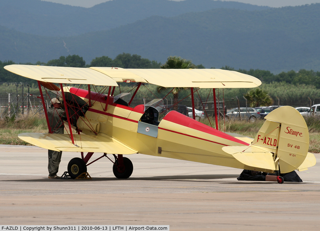 F-AZLD, Stampe-Vertongen SV-4B C/N 01-97, Participant of the LFTH Open Day 2010...