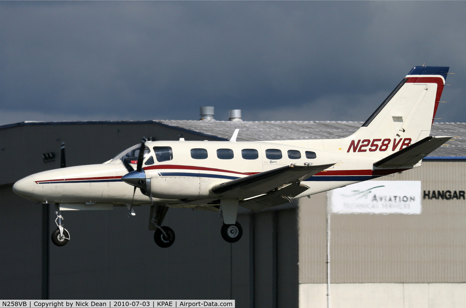 N258VB, Cessna 441 C/N 4410258, KPAE
