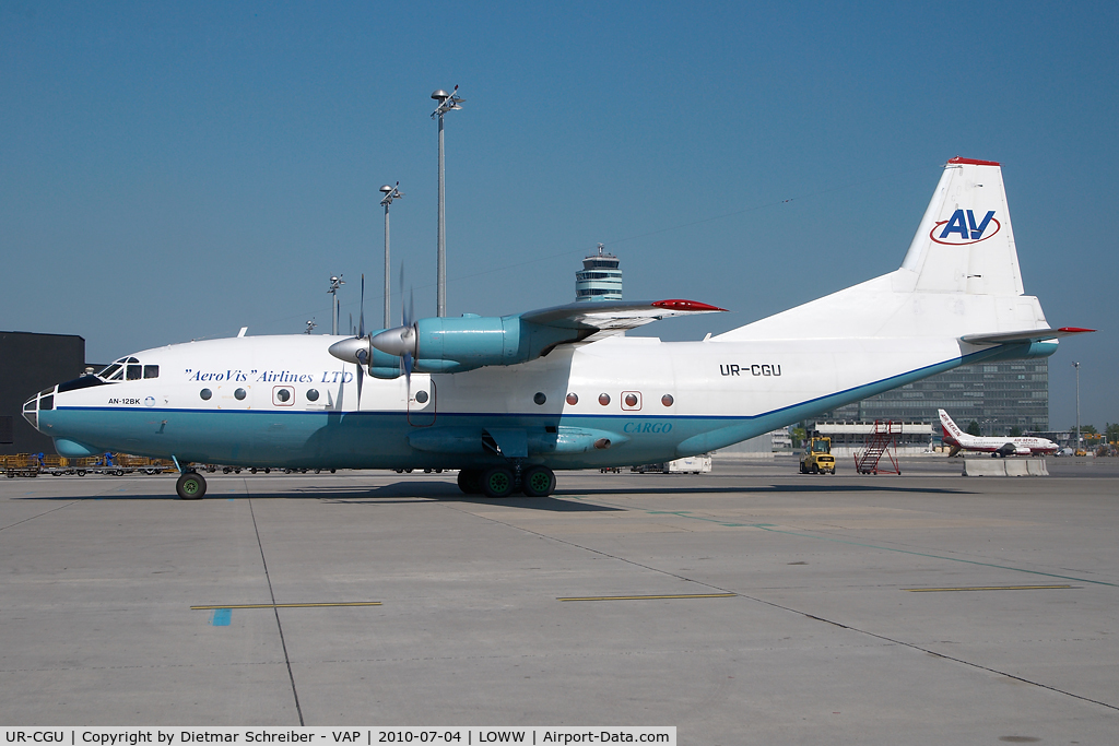 UR-CGU, Antonov An-12BK C/N 7345203, Aerovis Antonov 12