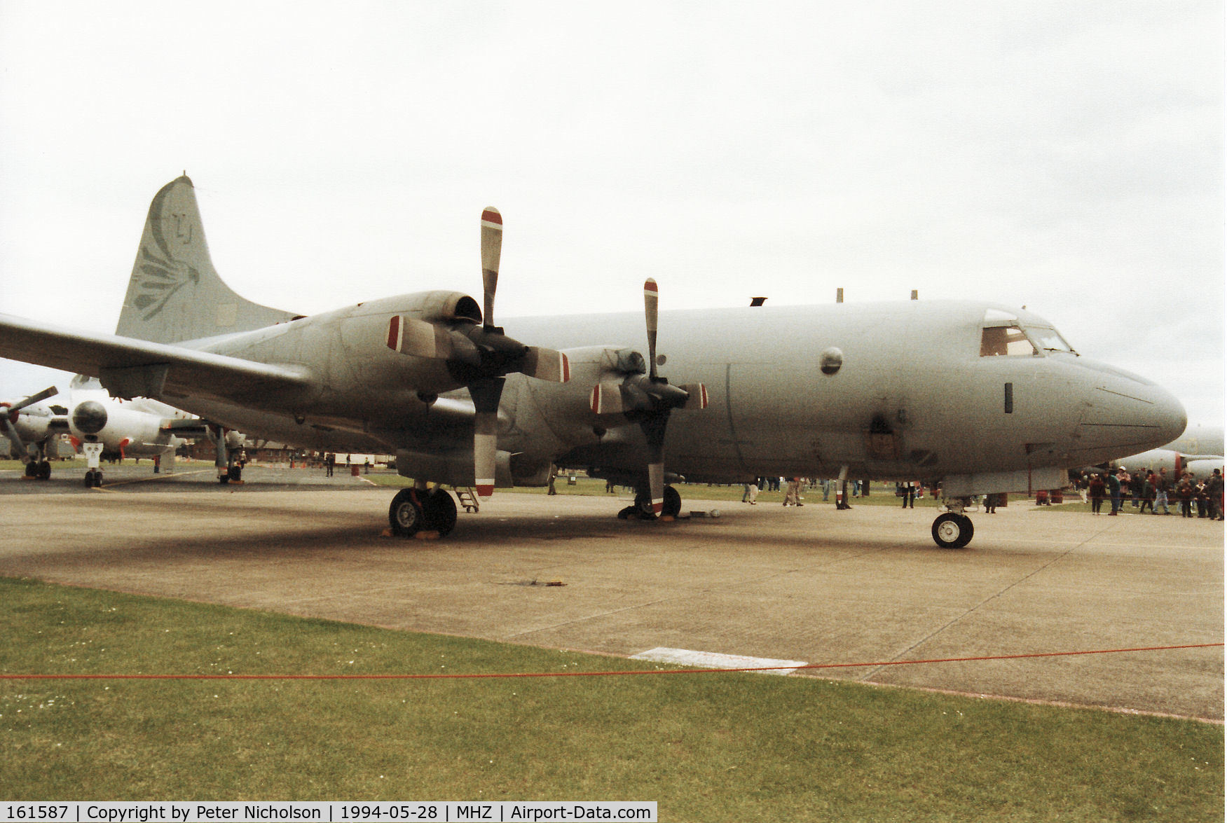 161587, Lockheed P-3C Orion C/N 285A-5759, P-3C Orion of Patrol Squadron VP-23 on display at the 1994 RAF Mildenhall Air Fete.
