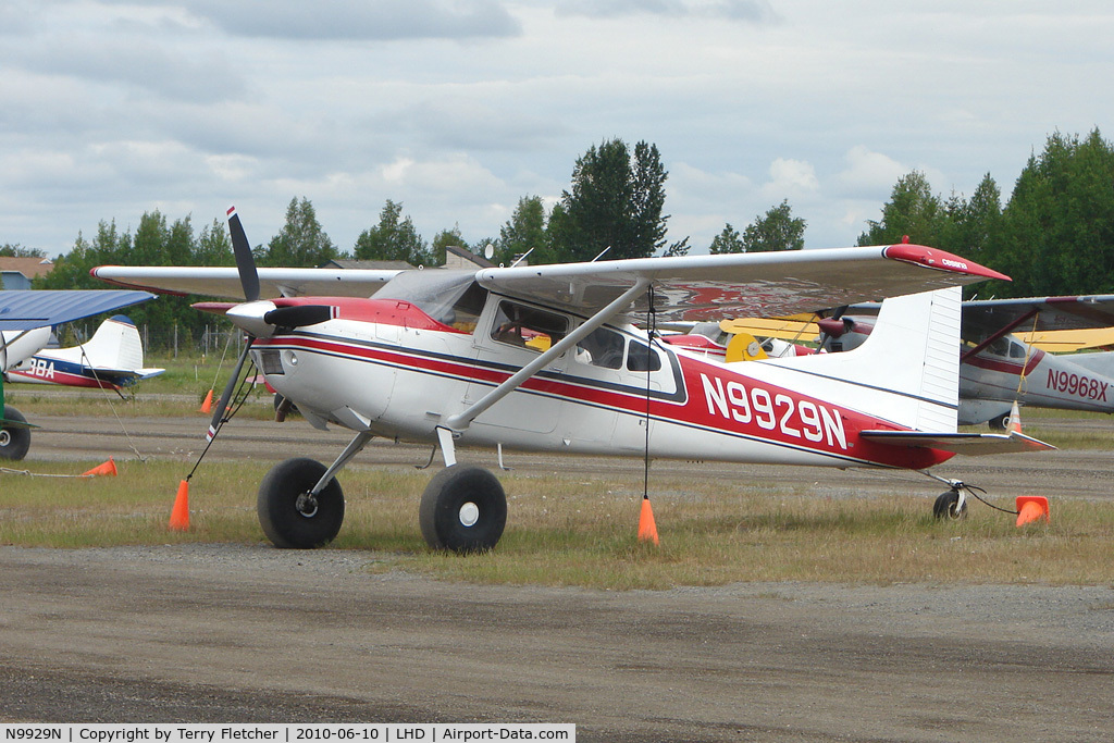 N9929N, 1975 Cessna 180J C/N 18052584, 1975 Cessna 180J, c/n: 18052584 at Lake Hood