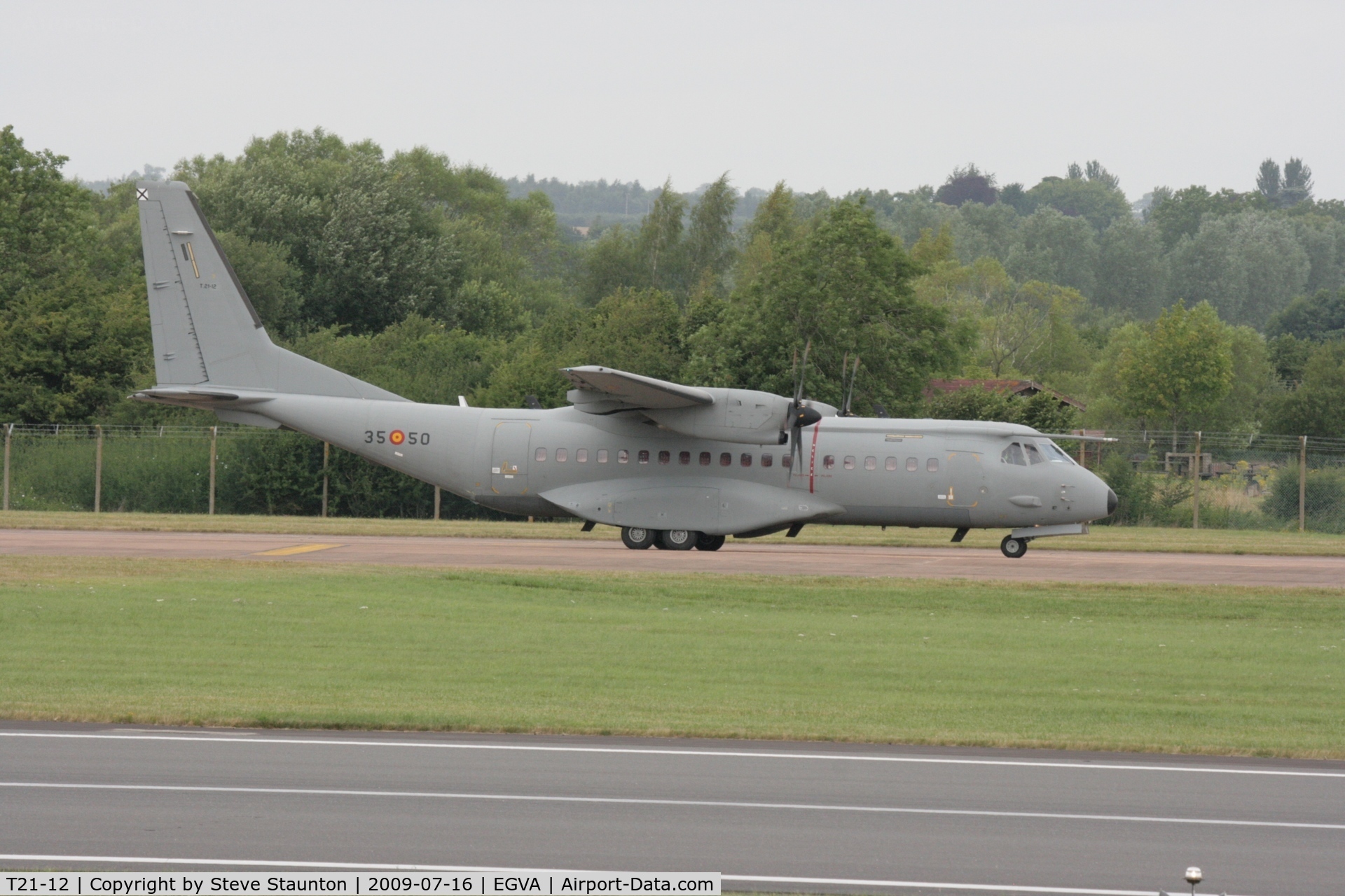 T21-12, 2008 CASA C-295M C/N EA03-12-045, Taken at the Royal International Air Tattoo 2009