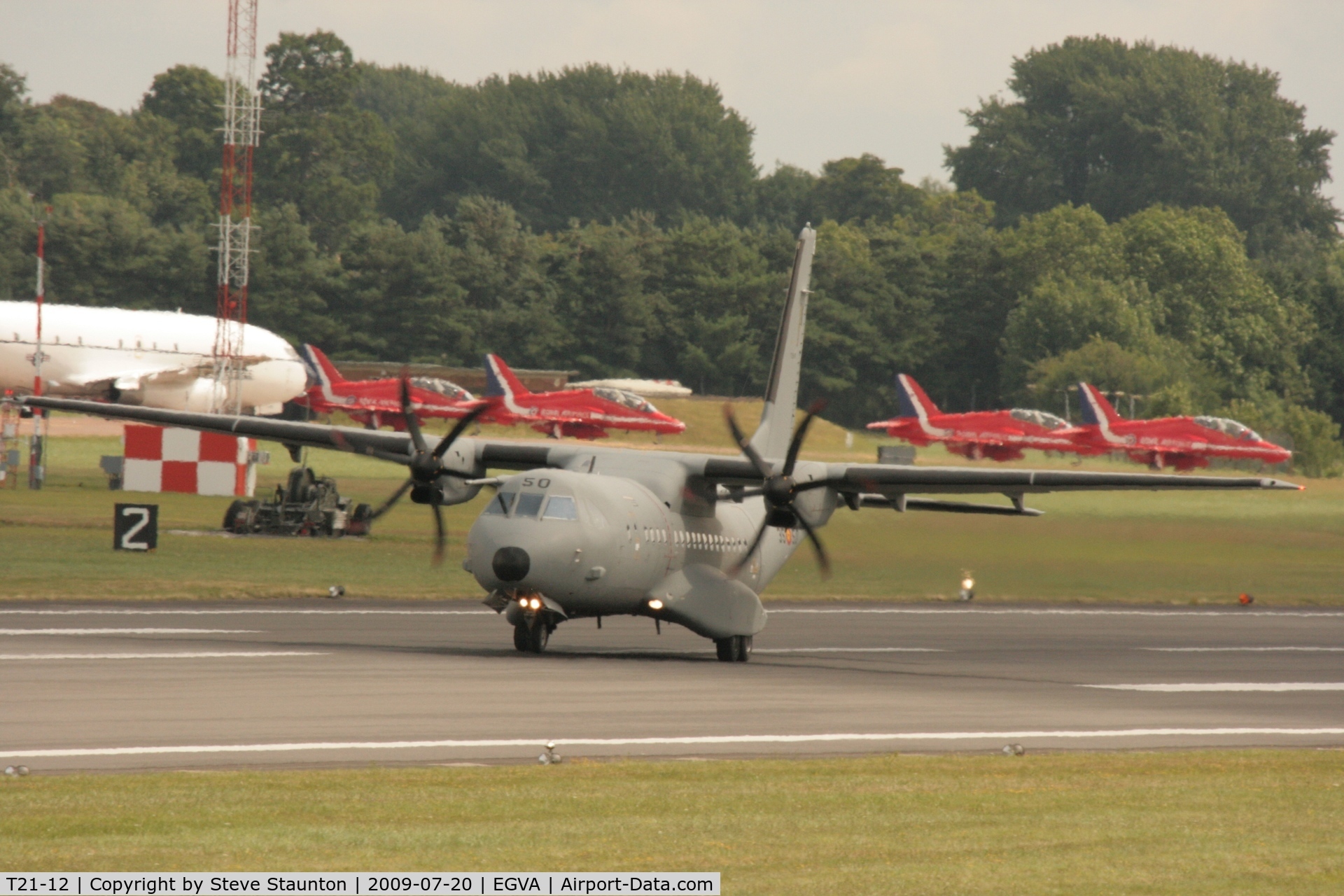 T21-12, 2008 CASA C-295M C/N EA03-12-045, Taken at the Royal International Air Tattoo 2009