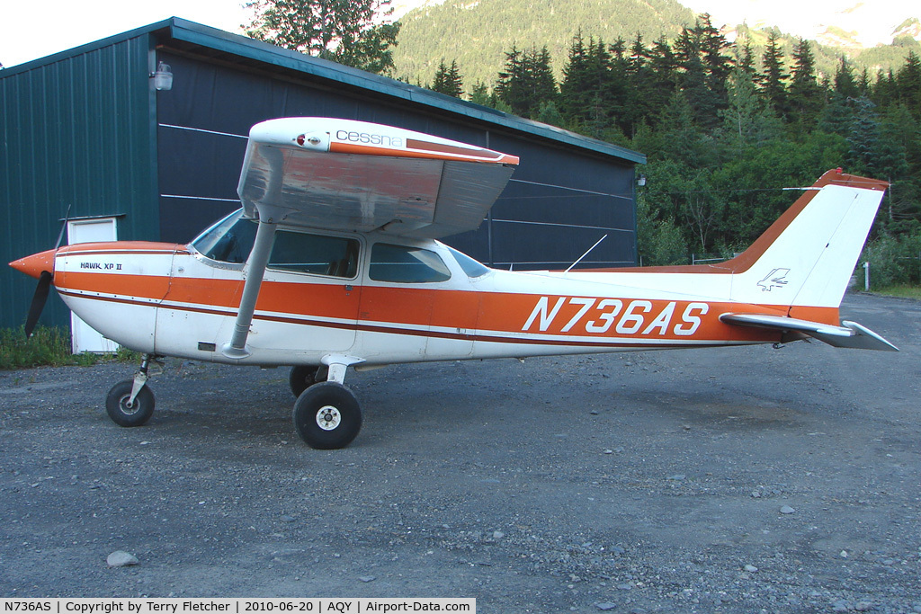 N736AS, 1977 Cessna R172K Hawk XP C/N R1722378, 1977 Cessna R172K, c/n: R1722378 at Girdwood AK