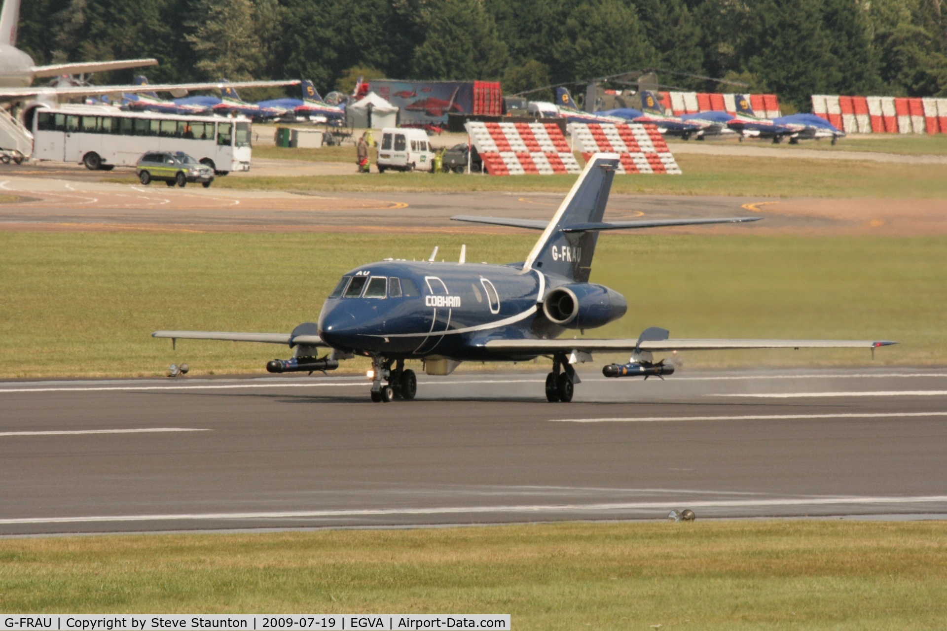 G-FRAU, 1967 Dassault Falcon (Mystere) 20C C/N 97, Taken at the Royal International Air Tattoo 2009