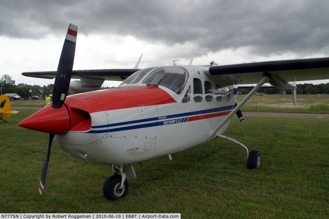 N777SN, 1979 Cessna P337H C/N P3370325, Cessna F337H Skymaster II.Pressurized.
Brasschaat Airfield 100 years.