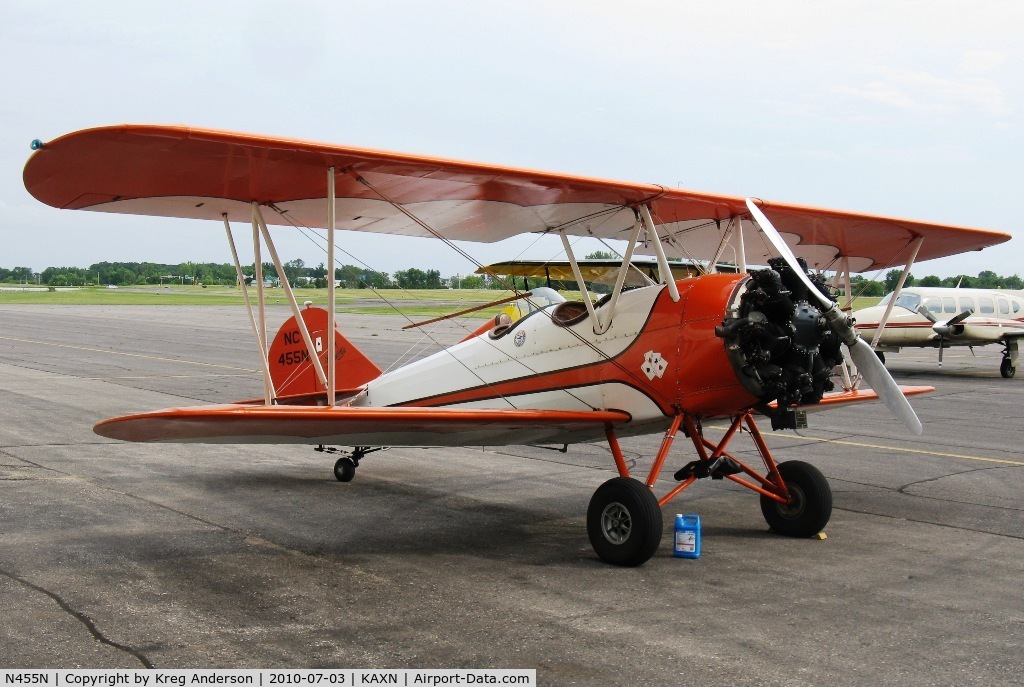 N455N, Curtiss-Wright Travel Air D-4000 C/N 1361, American Barnstormers Tour 2010