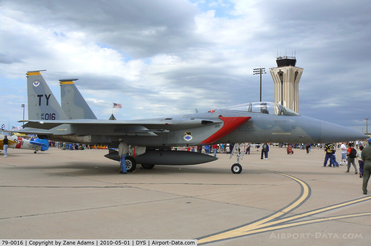 79-0016, 1979 McDonnell Douglas F-15C Eagle C/N 0545/C085, At the B-1B 25th Anniversary Airshow - Big Country Airfest, Dyess AFB, Abilene, TX