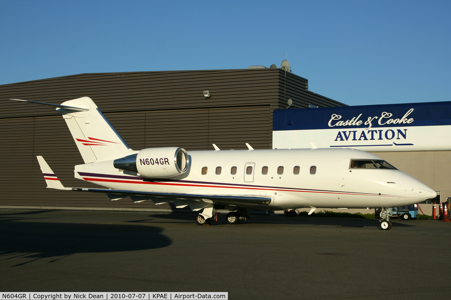 N604GR, 2001 Bombardier Challenger (CL-600-2B16) C/N 5478, KPAE