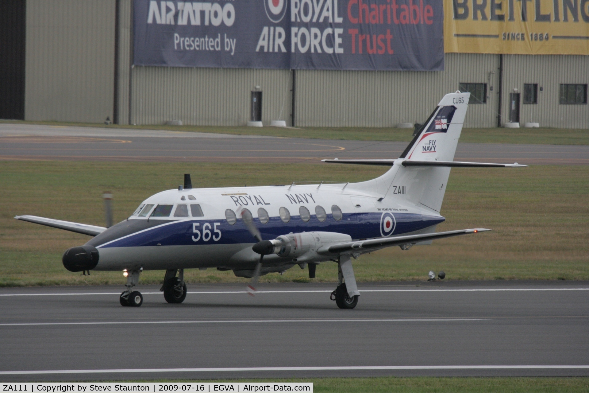 ZA111, Scottish Aviation HP-137 Jetstream T.2 C/N 211, Taken at the Royal International Air Tattoo 2009