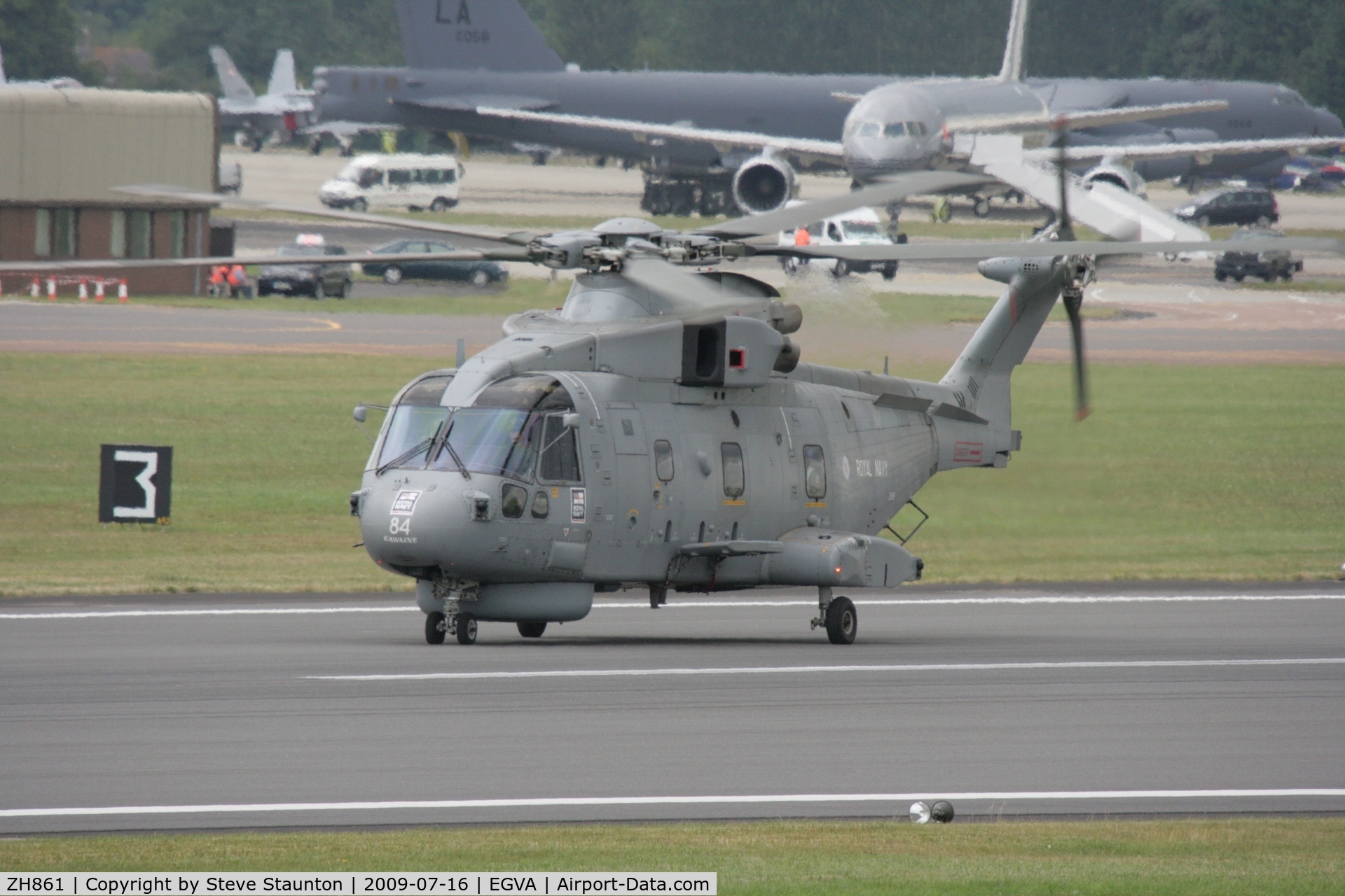 ZH861, AgustaWestland EH-101 Merlin HM.1 C/N 50168/RN41, Taken at the Royal International Air Tattoo 2009