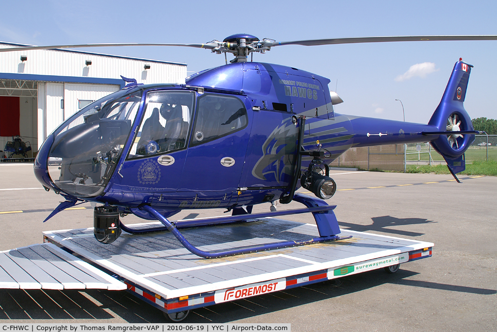 C-FHWC, 1999 Eurocopter EC-120B Colibri C/N 1050, Calgary Police Eurocopter EC120
