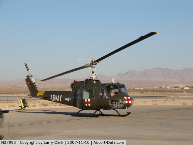 N37995, 1960 Bell UH-1B Iroquois C/N 205, Nellis AFB airshow.