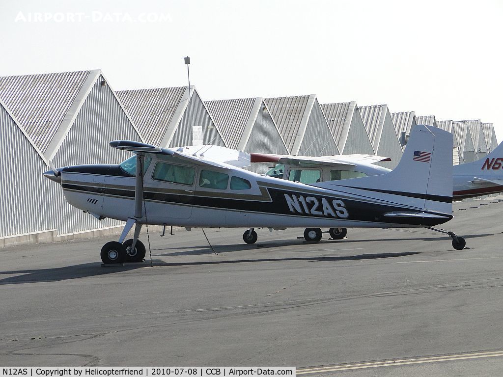 N12AS, 1973 Cessna A185F Skywagon 185 C/N 18502271, Parked in transient parking