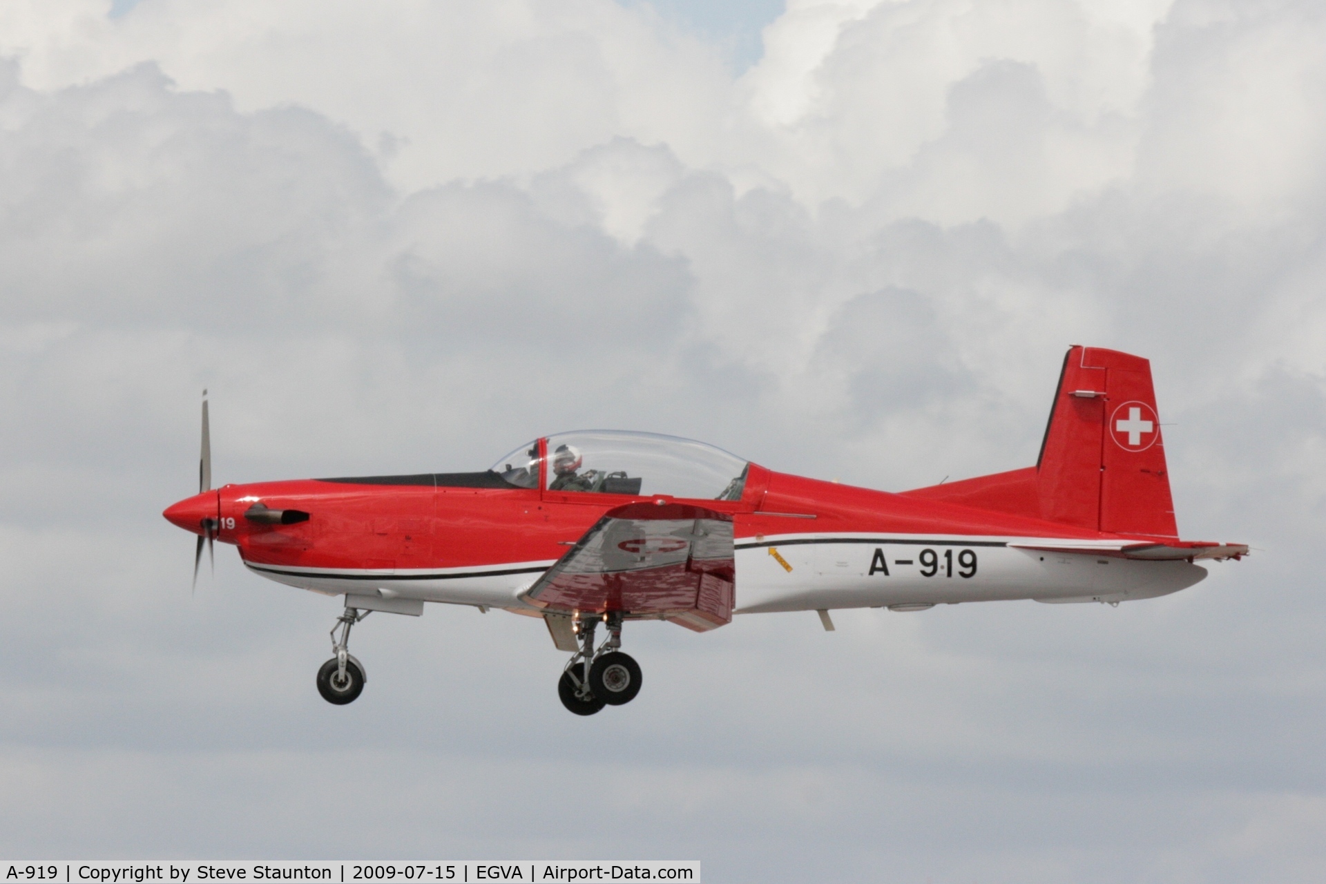 A-919, 1983 Pilatus PC-7 Turbo Trainer C/N 327, Taken at the Royal International Air Tattoo 2009