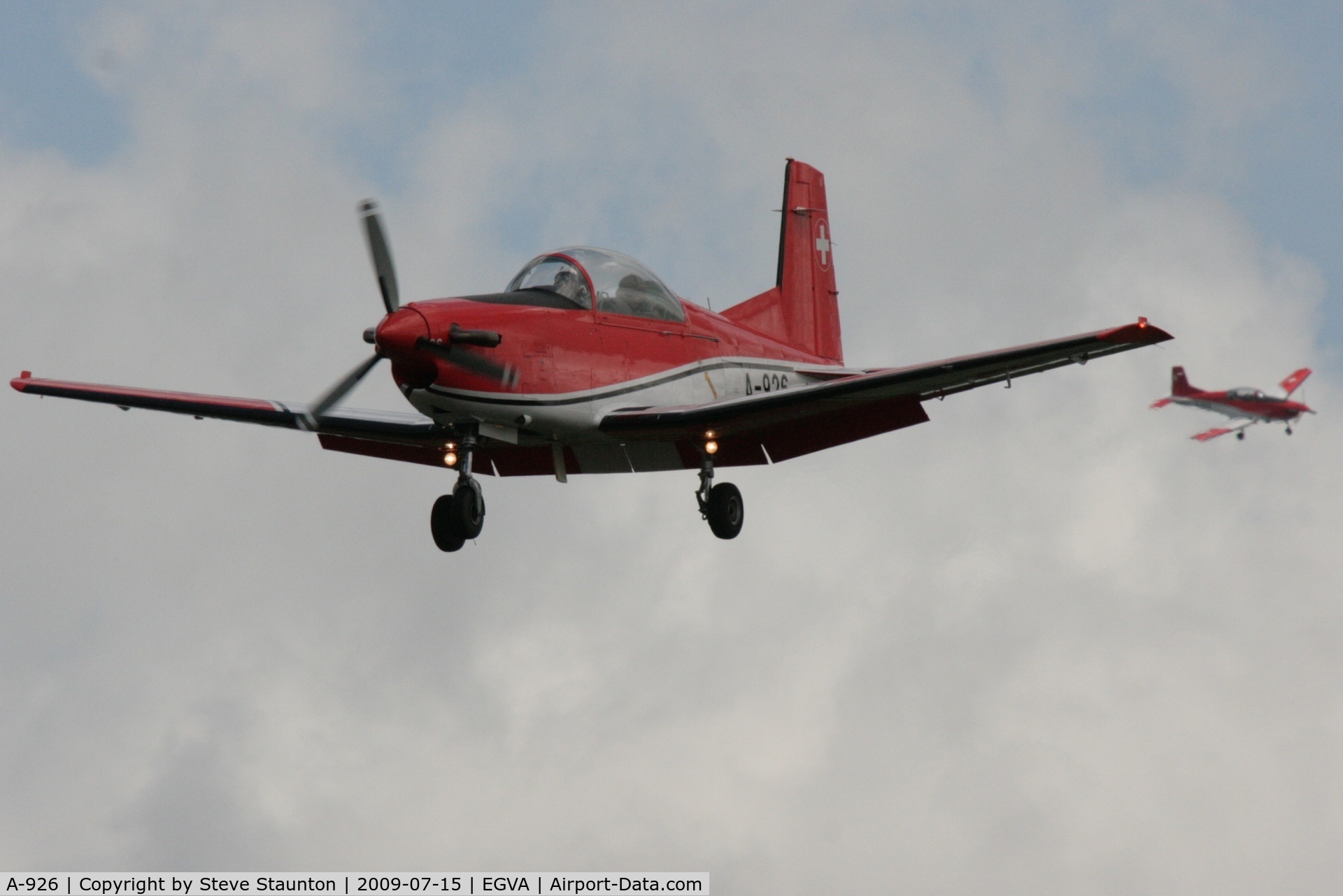 A-926, 1983 Pilatus PC-7 Turbo Trainer C/N 334, Taken at the Royal International Air Tattoo 2009