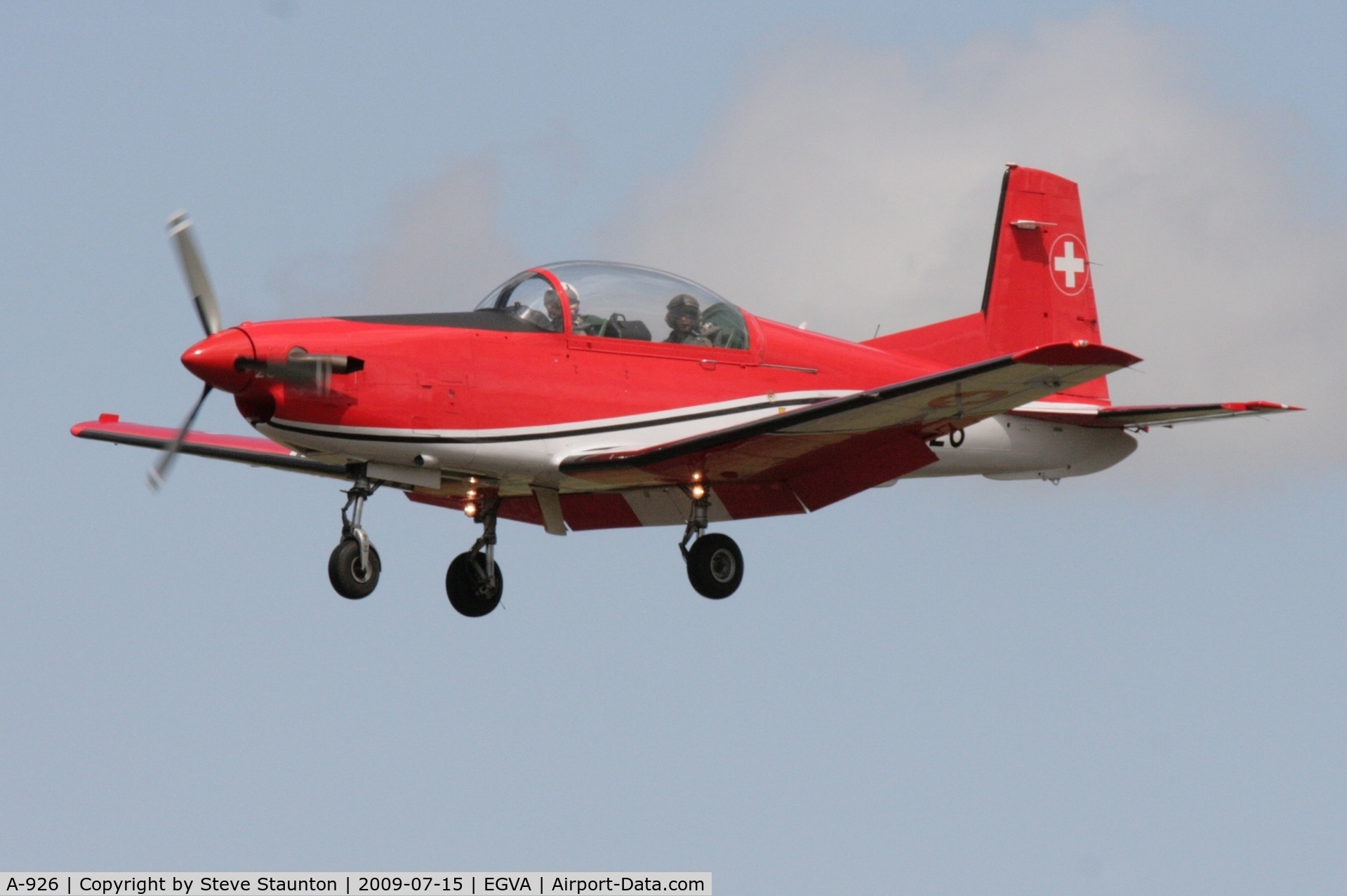 A-926, 1983 Pilatus PC-7 Turbo Trainer C/N 334, Taken at the Royal International Air Tattoo 2009