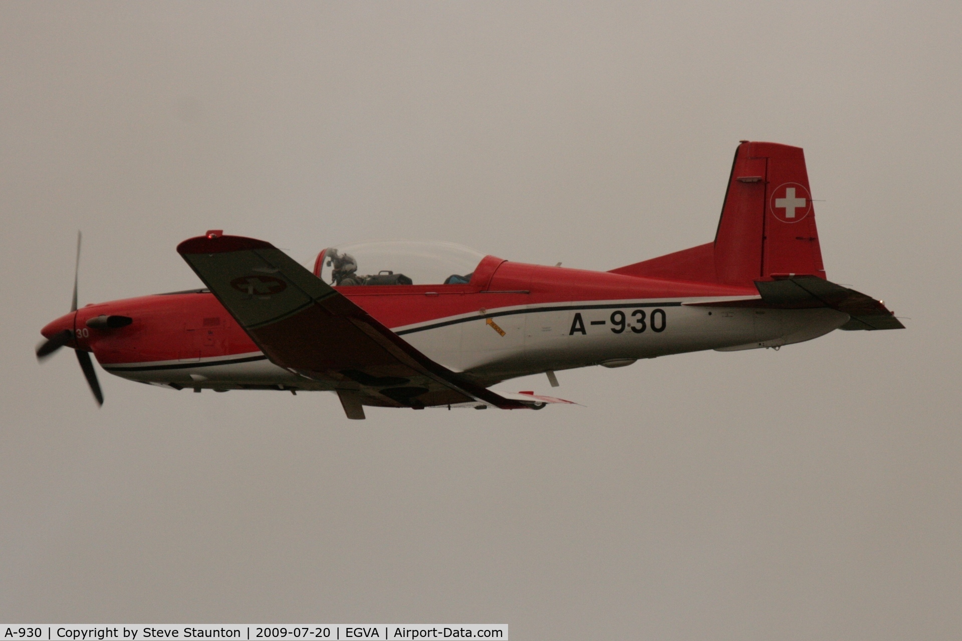 A-930, 1983 Pilatus PC-7 Turbo Trainer C/N 338, Taken at the Royal International Air Tattoo 2009