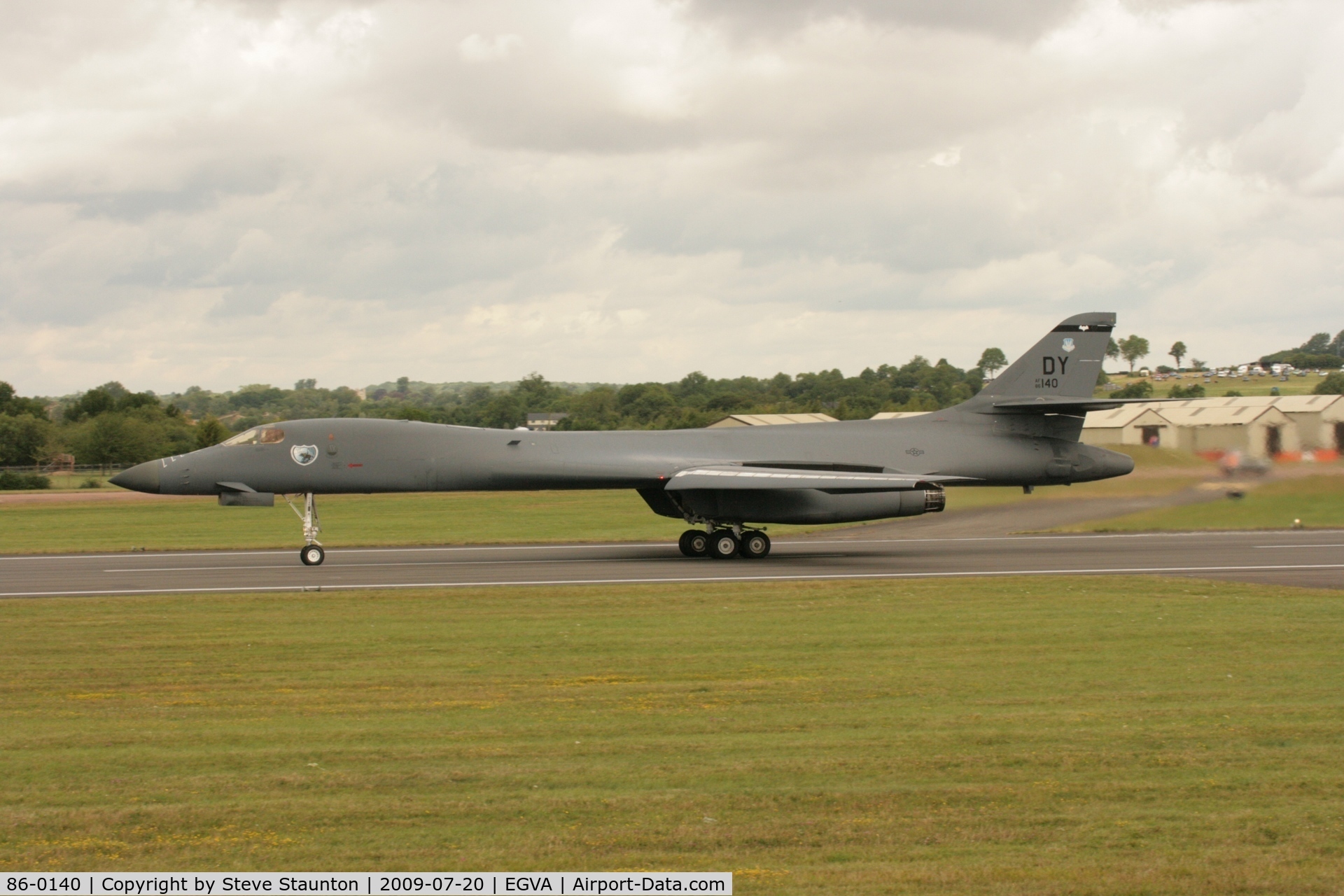 86-0140, 1986 Rockwell B-1B Lancer C/N 100, Taken at the Royal International Air Tattoo 2009