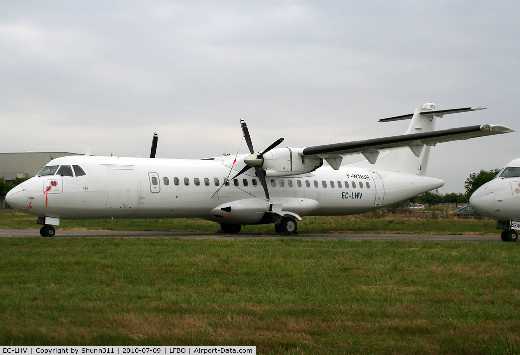 EC-LHV, 1994 ATR 72-202 C/N 416, Dual registration with F-WNUH... For Swiftair ?