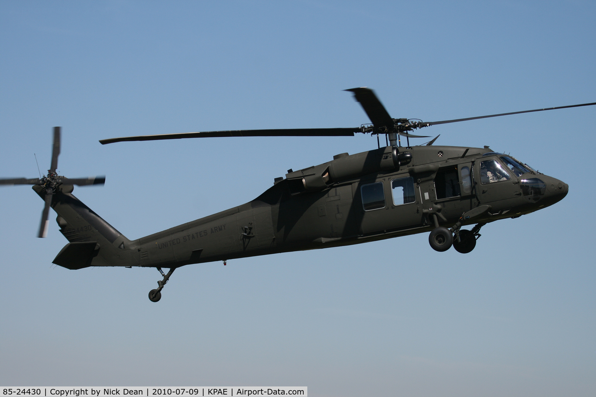 85-24430, 1985 Sikorsky UH-60A Black Hawk C/N 70.0909, KPAE