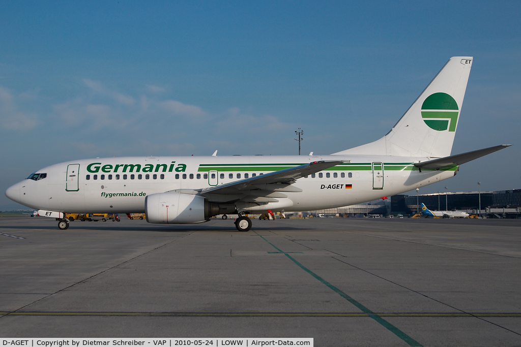 D-AGET, 1998 Boeing 737-75B C/N 28109, Germania Boeing 737-700