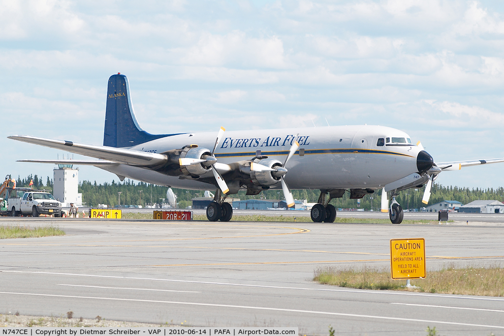 N747CE, 1955 Douglas C-118A Liftmaster (DC-6A) C/N 44661, Everts Air Fuel DC6