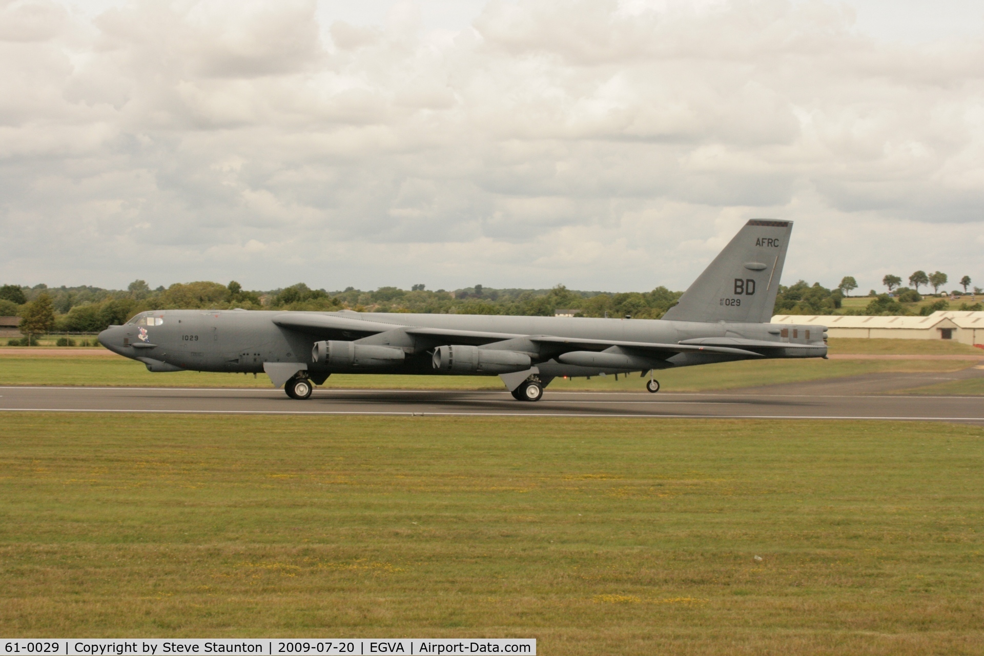 61-0029, 1961 Boeing B-52H Stratofortress C/N 464456, Taken at the Royal International Air Tattoo 2009