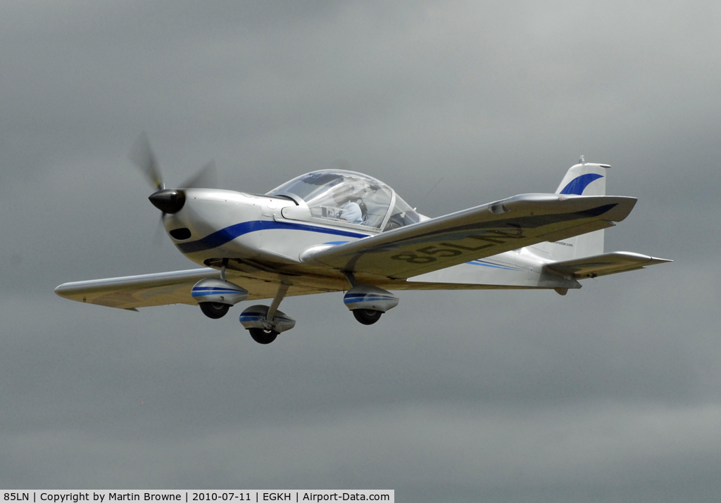 85LN, Evektor-Aerotechnik EV-97 Eurostar C/N 2001-1308, SHOT AT HEADCORN