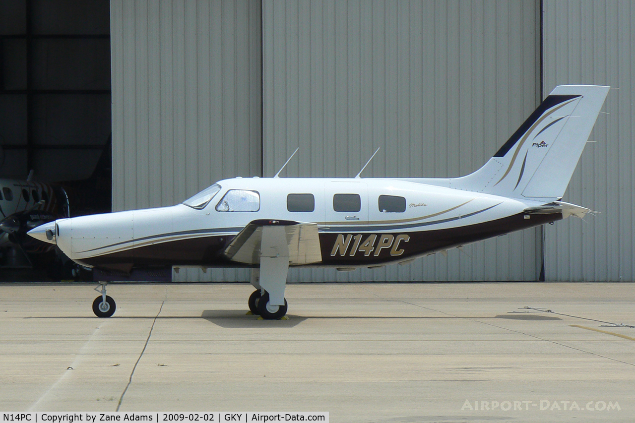 N14PC, 1989 Piper PA-46-350P Malibu Mirage C/N 4622027, At Arlington Municipal, TX