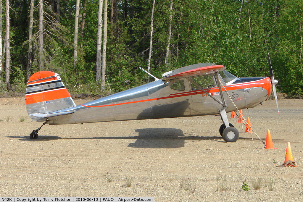 N42K, 1947 Cessna 140 C/N 12223, 1947 Cessna 140, c/n: 12223 at Willow AK
