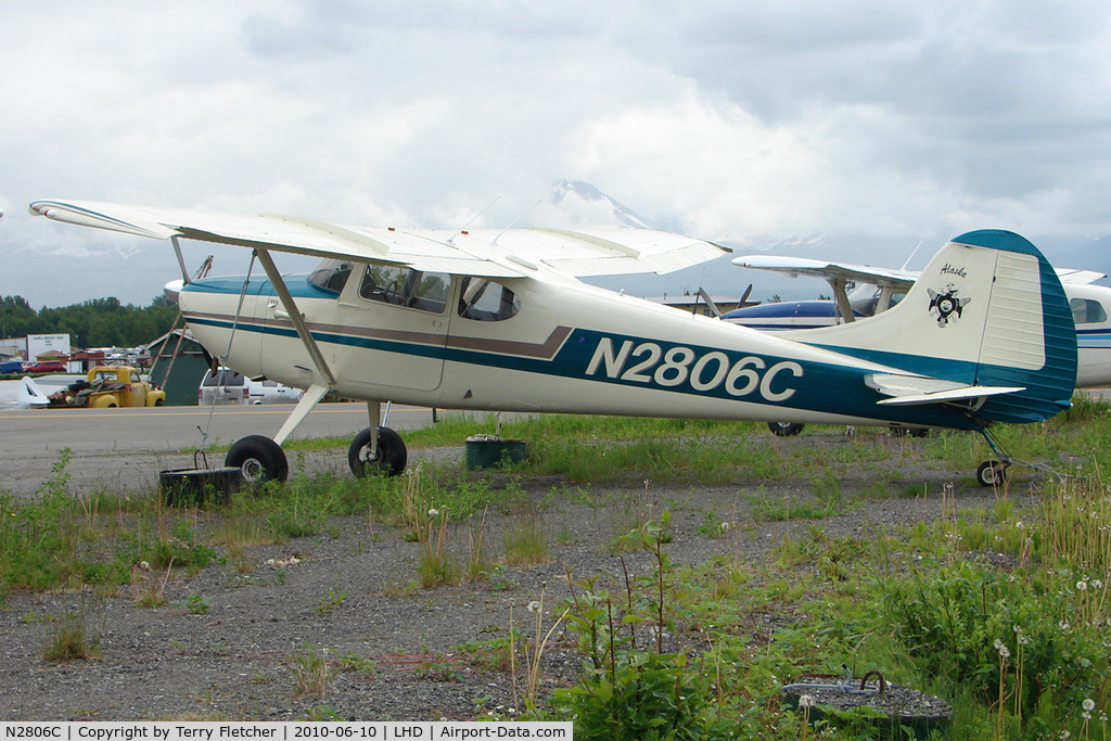 N2806C, Cessna 170B C/N 26349, Cessna 170B, c/n: 26349 at Lake Hood