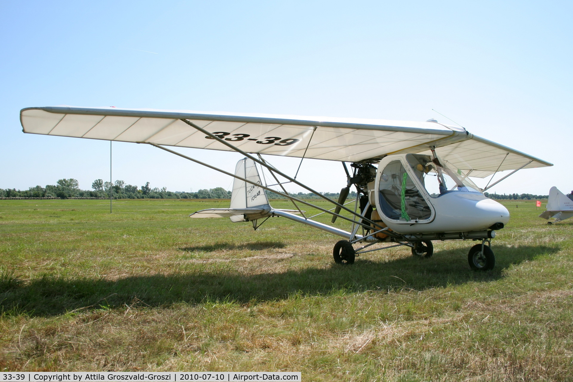 33-39, Flylab S.R.L. Tucano V C/N 336, Balatonfökajár UL Airfield, Hungary - Ultralight day.