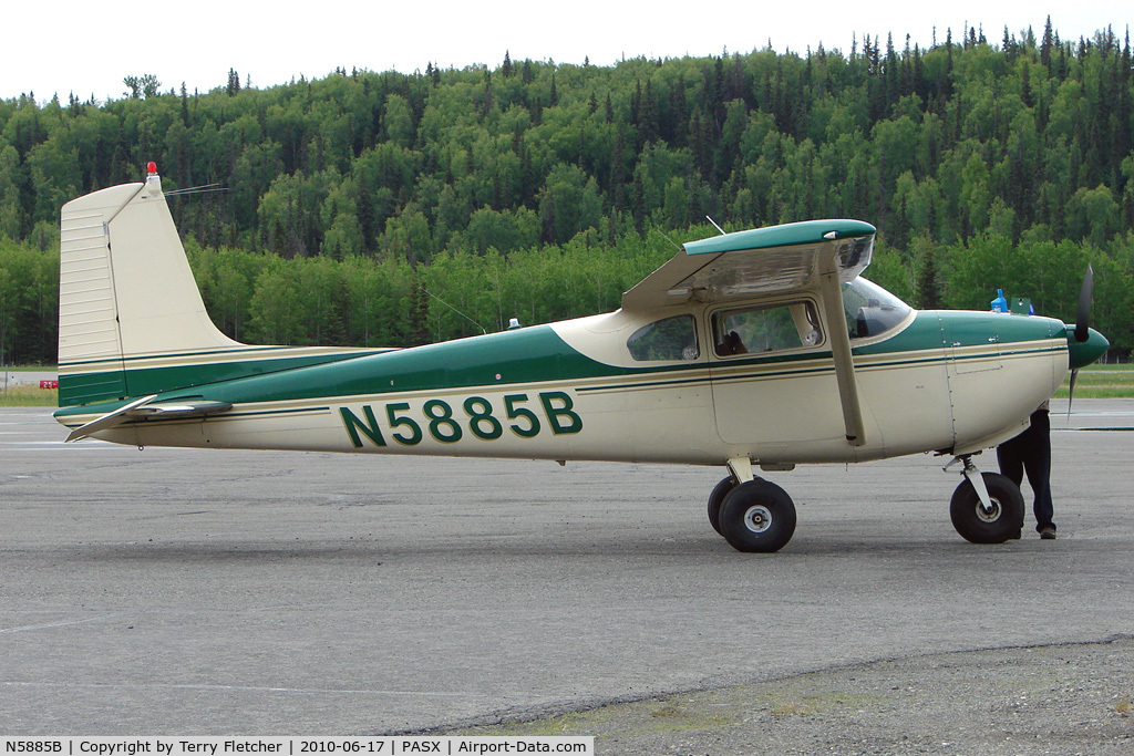 N5885B, 1956 Cessna 182A Skylane C/N 33885, 1956 Cessna 182A, c/n: 33885 at Soldotna