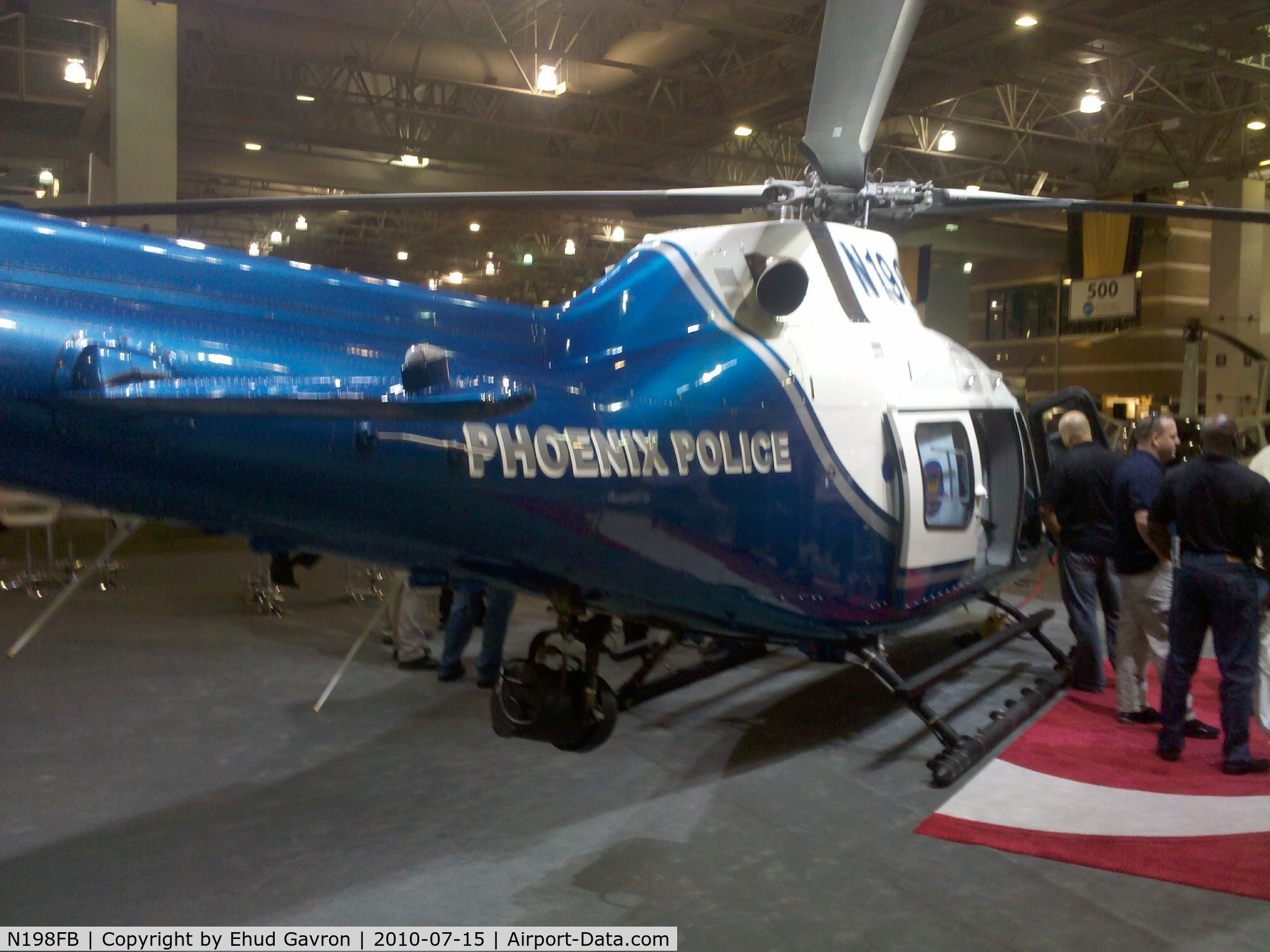 N198FB, 2006 Agusta A-119 C/N 14509, Phoenix Police helicopter on display at the Airborne Law Enforcement Assocation convention, Tucson Convention Center, Tucson AZ.