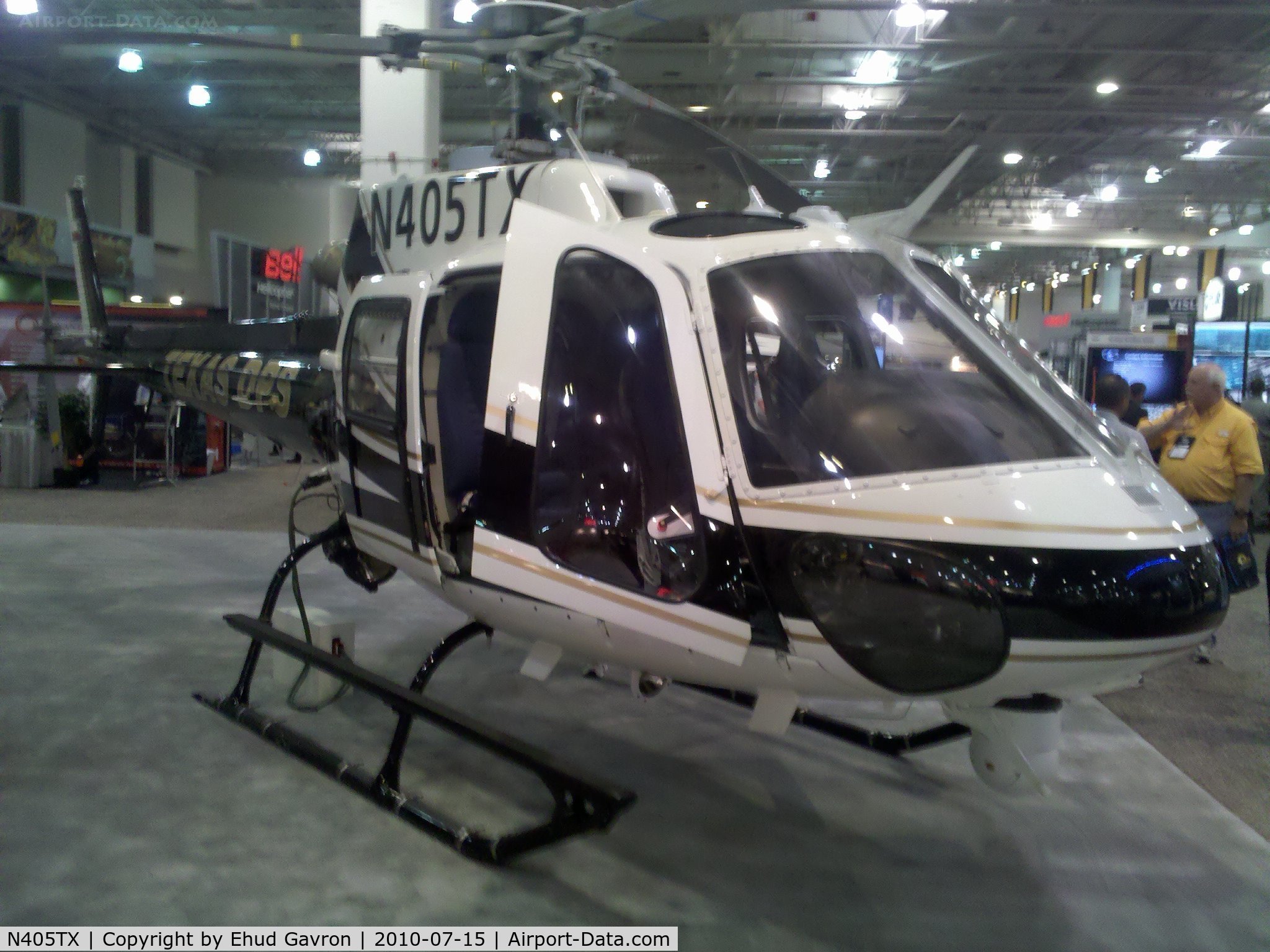 N405TX, 2008 Aerospatiale AS-350B-2 Ecureuil C/N 4476, Texas Department of Public Safety helicopter on display at the Airborne Law Enforcement Assocation convention, Tucson Convention Center, Tucson AZ.
