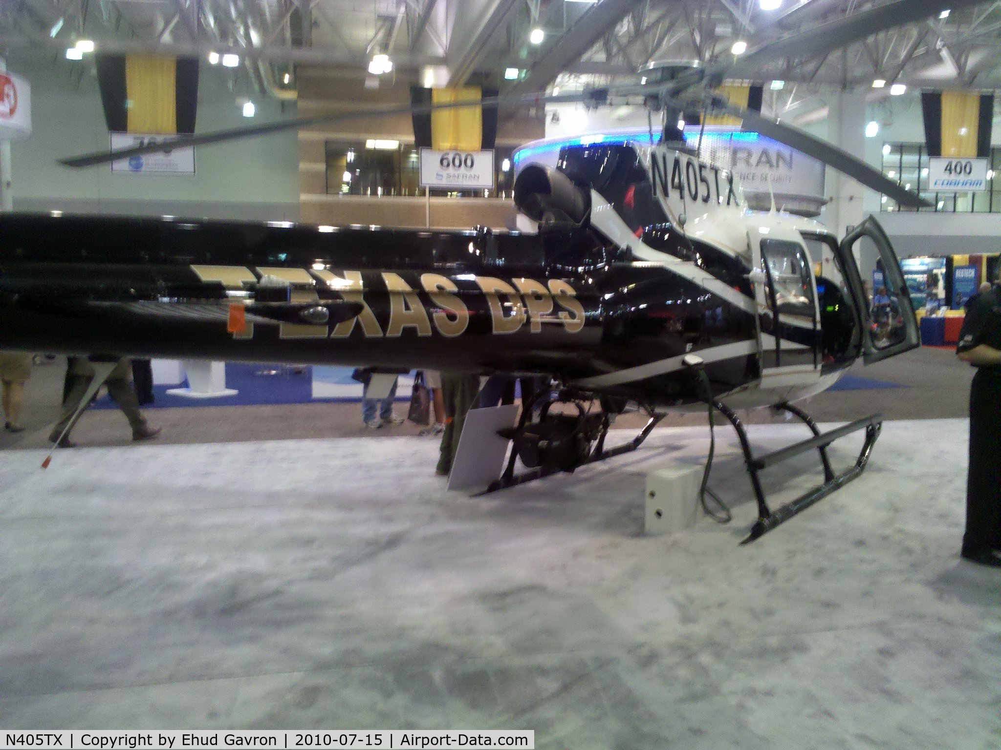 N405TX, 2008 Aerospatiale AS-350B-2 Ecureuil C/N 4476, Texas Department of Public Safety helicopter on display at the Airborne Law Enforcement Assocation convention, Tucson Convention Center, Tucson AZ.