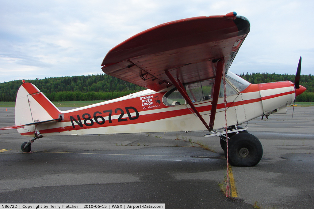 N8672D, 1957 Piper PA-18-150 Super Cub C/N 18-6273, 1957 Piper PA-18-150, c/n: 18-6273 at Soldotna