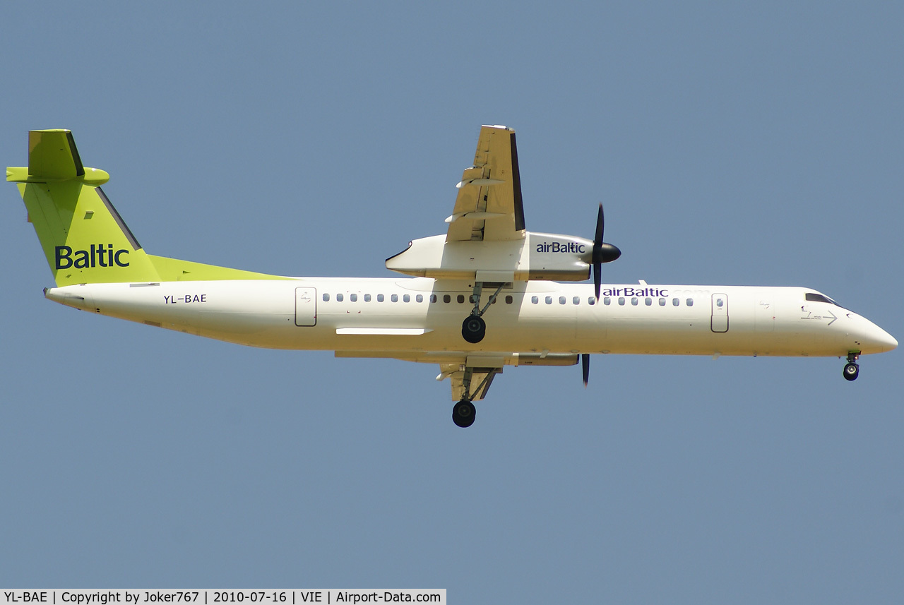 YL-BAE, 2009 Bombardier DHC-8-402 Dash 8 C/N 4289, Air Baltic