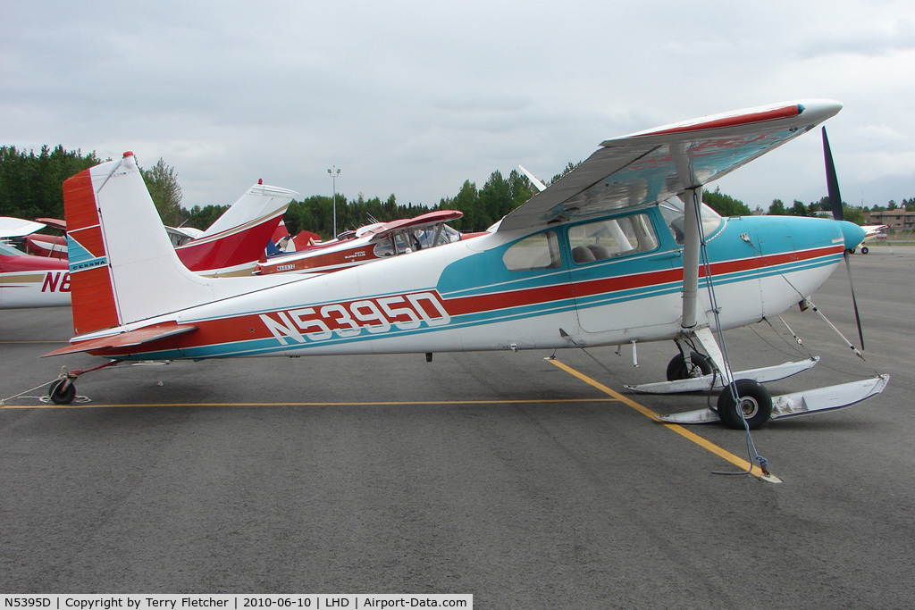 N5395D, 1958 Cessna 180 C/N 50295, 1958 Cessna 180, c/n: 50295 a Lake Hood